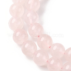 Natürlichen Rosenquarz Perlen Stränge&nbsp;G-F808-C03-8mm-AA