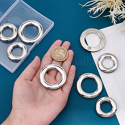 8 stücke 2 stil legierung handtasche o ring taschen schnallen&nbsp;FIND-CA0003-76