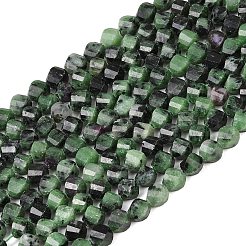 Natürliche Rubin in Zoisit Perlen Stränge&nbsp;G-P611-C22-01