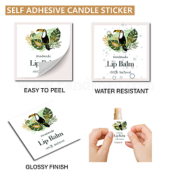 80 stücke 8 arten lip balm diy label aufkleber&nbsp;DIY-CP0007-95T