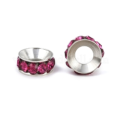 Perline distanziatori strass in ottone&nbsp;RB-A020-9mm-24P