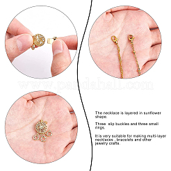 3-reihige 6-Loch-Kastenverschlüsse aus Messing&nbsp;FIND-SC0003-31G