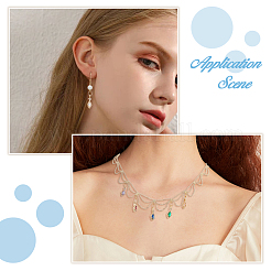 16 Stück 8 Farben Messing Micro Pave Zirkonia Anhänger&nbsp;KK-HS0001-89