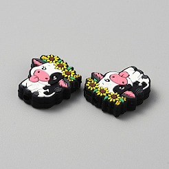 Perline focali in silicone a tema bestiame&nbsp;LS-SIL-CJC0001-24G