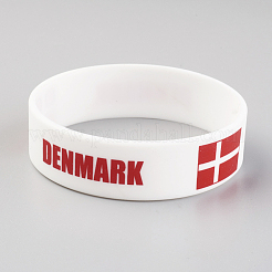 Bracelets en silicone&nbsp;X-BJEW-K168-01J