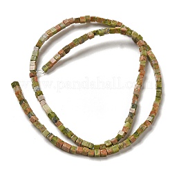 Natur Unakit Perlen Stränge&nbsp;G-B064-A10