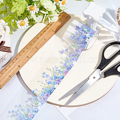 1 Rolle Blumenmuster-Aufkleber Haustier-Klebeband&nbsp;DIY-GF0012-37