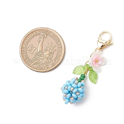 Decorazioni pendenti con boccioli di fiori&nbsp;HJEW-MZ00275-02