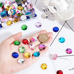 100 pz 10 colori a forma di cono da cucire su strass&nbsp;GLAA-GA0001-56A