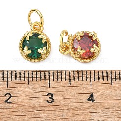 Ottone micro spianare pendenti zirconi&nbsp;KK-L264-12G