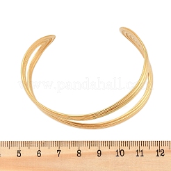 Bracelets manchettes en acier inoxydable 304 pour femmes&nbsp;BJEW-B108-02G