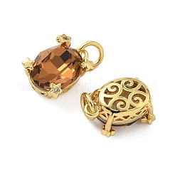 Pendenti in ottone con zirconi cubici&nbsp;KK-P325-16G