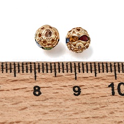 Messing Legierung Strass Perlen&nbsp;RB-K001-01G-05