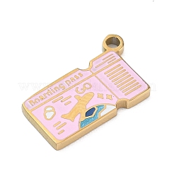Colgantes de esmalte de acero inoxidable 304&nbsp;X-STAS-I369-08G-01