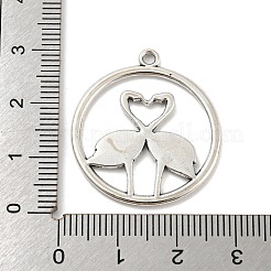 Tibetischer stil Aluminium Anhänger & Charms&nbsp;TIBE-Q098-02AS