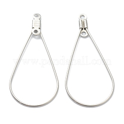 Accesorios para aretes de acero inoxidable 316 que no se deslustran&nbsp;STAS-O149-02P
