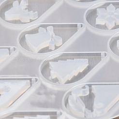 Moldes de silicona para colgantes de la serie navideña&nbsp;SIL-B075-05D