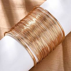 Bracelets de manchette de fer&nbsp;BJEW-G741-05KCG
