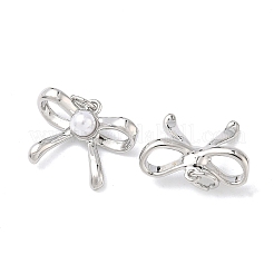 Pendentifs en laiton et ABS imitation perle&nbsp;KK-P349-16P