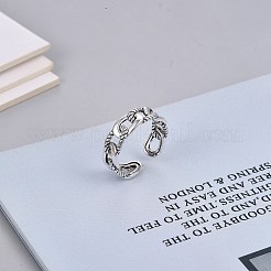 Bagues de manchette en laiton réglables pour femmes&nbsp;RJEW-BB70613