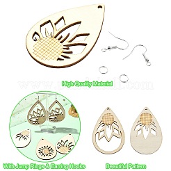 Kits de boucles d'oreilles et bijoux à faire soi-même&nbsp;DIY-CJC0007-06