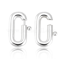 2 pz. 925 fermagli per anelli a molla in argento sterling&nbsp;FIND-PH0023-42