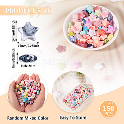 150pcs Acrylperlen&nbsp;OACR-TA0003-55