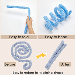 10 Stück 5 Farben Korallenfleece-Sticks&nbsp;DIY-CP0011-69