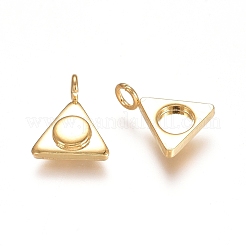 Pendentifs cabochons en acier inoxydable 304&nbsp;LS-STAS-F222-026G