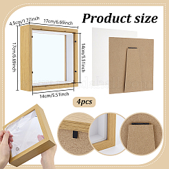 MDF-Fotorahmenständer&nbsp;LS-AJEW-WH0752-658B
