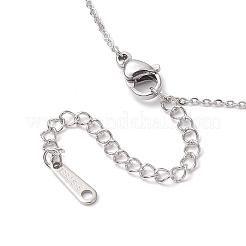 Chaîne de câble en alliage de cristal strass&nbsp;NJEW-JN04977-02