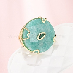 Bagues de manchette en amazonite naturelle&nbsp;GG-CBA5FCC-02G-06