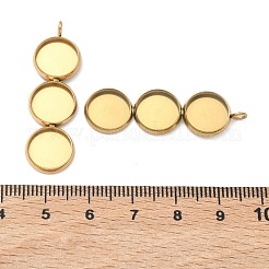 Pendentifs cabochons en acier inoxydable 304&nbsp;STAS-K320-03B-G