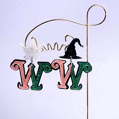Ohrstecker mit Acrylglitzerpulver&nbsp;FS-WGC50DB-01