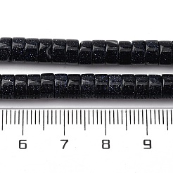 Synthetische blauen goldstone Perlen Stränge&nbsp;G-Z006-C51