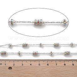 Handgefertigte Glasperlen & Strassketten&nbsp;CHS-L028-01P-02