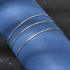 12 Stück Schlangenkette aus Edelstahl 304 für Damen und Herren&nbsp;NJEW-H093-19P-01