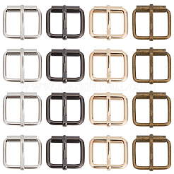 16 boucle à rouleau en alliage bicolore pour connecteur de sangle de sac&nbsp;DIY-GF0013-71