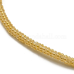 Collier tennis en strass&nbsp;NJEW-R263-26C-G