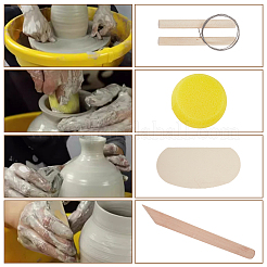 1 Set Werkzeugsätze für Tonarbeiten&nbsp;DIY-GA0006-68