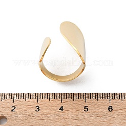 Offener Manschettenring aus Edelstahl 304&nbsp;RJEW-Q775-01G