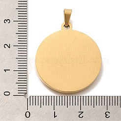 PVD-Vakuumbeschichtung 304 Edelstahlanhänger&nbsp;STAS-U035-19G-03