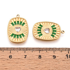 Anhänger aus 304 Edelstahl mit Pavé-Kristallen&nbsp;STAS-T068-29B