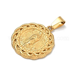 Colgantes de acero inoxidable 304 con temática religiosa&nbsp;STAS-F336-06C-G