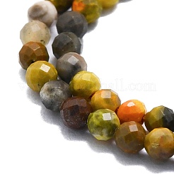 Fili di perle di diaspro naturale calabrone&nbsp;G-P457-A01-30