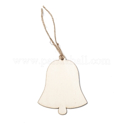 Décorations de grand pendentif en bois sur le thème de noël&nbsp;WOOD-L011-B02
