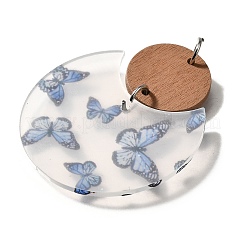 Pendentifs acryliques imprimés&nbsp;FIND-B045-19B