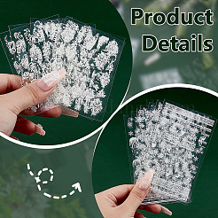12 Stück 12 Stile PVC-Nagelkunstaufkleber&nbsp;MRMJ-PH0002-91