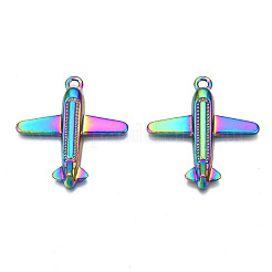 Regenbogenfarbene legierung anhänger&nbsp;PALLOY-N156-192-NR