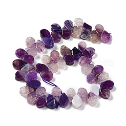 Chapelets de perles d'agate naturelle&nbsp;G-G021-04A-03